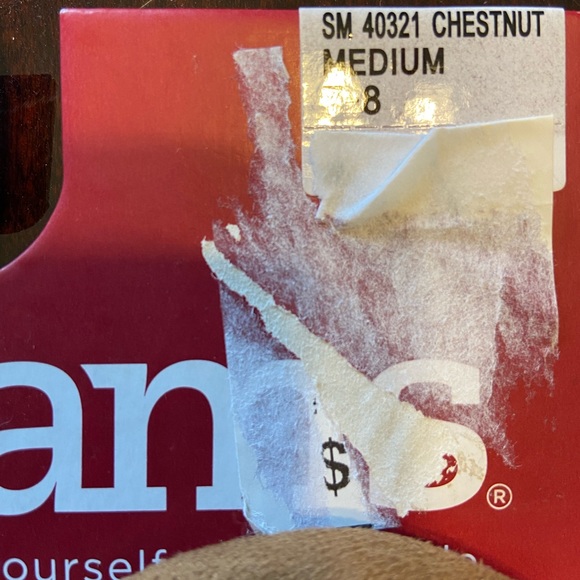 Dearfoams slip on furry chestnut medium slippers size 7-8 - Picture 2 of 12